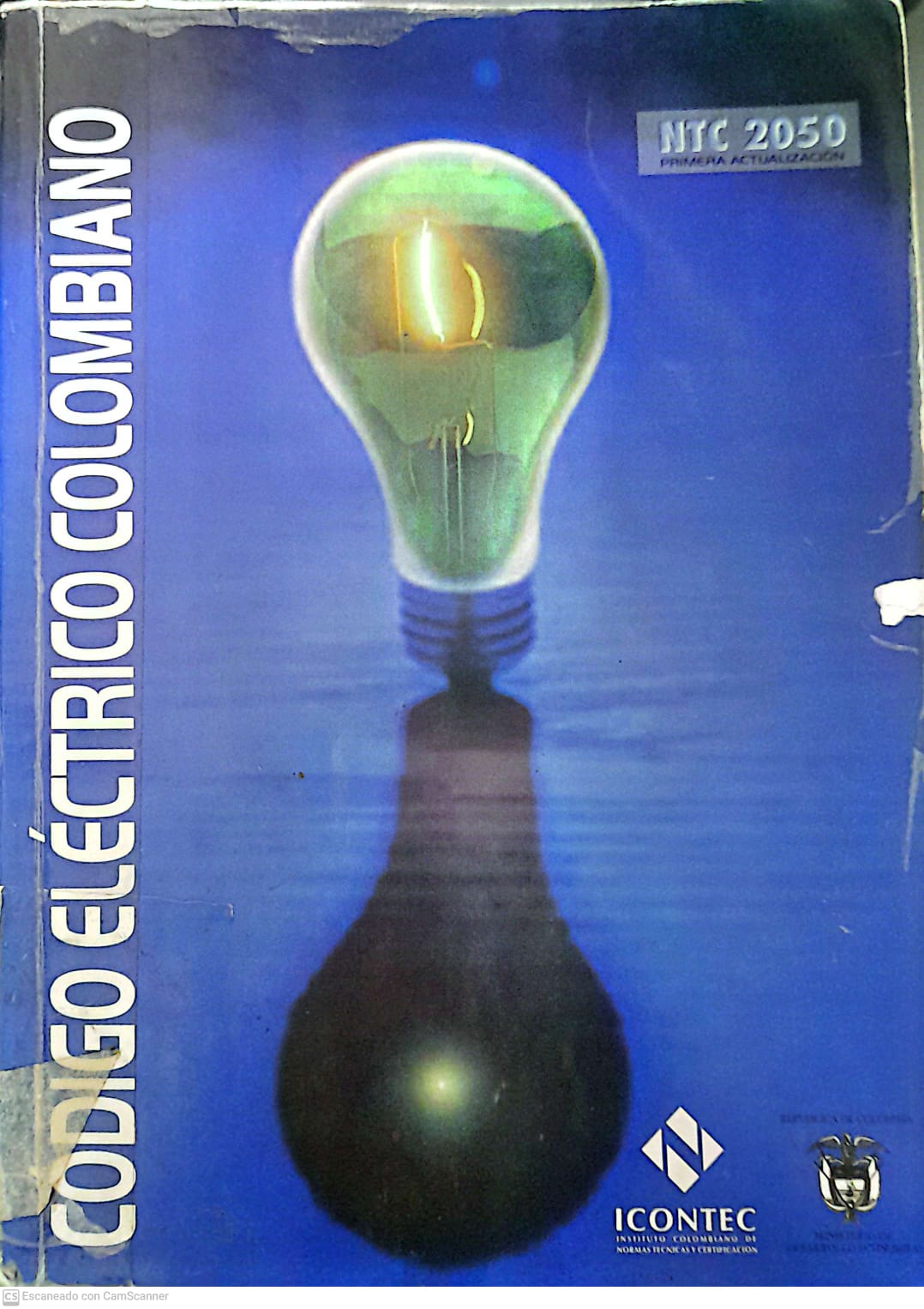 Portada del libro CODIGO LECTRICO COLOMBIANO