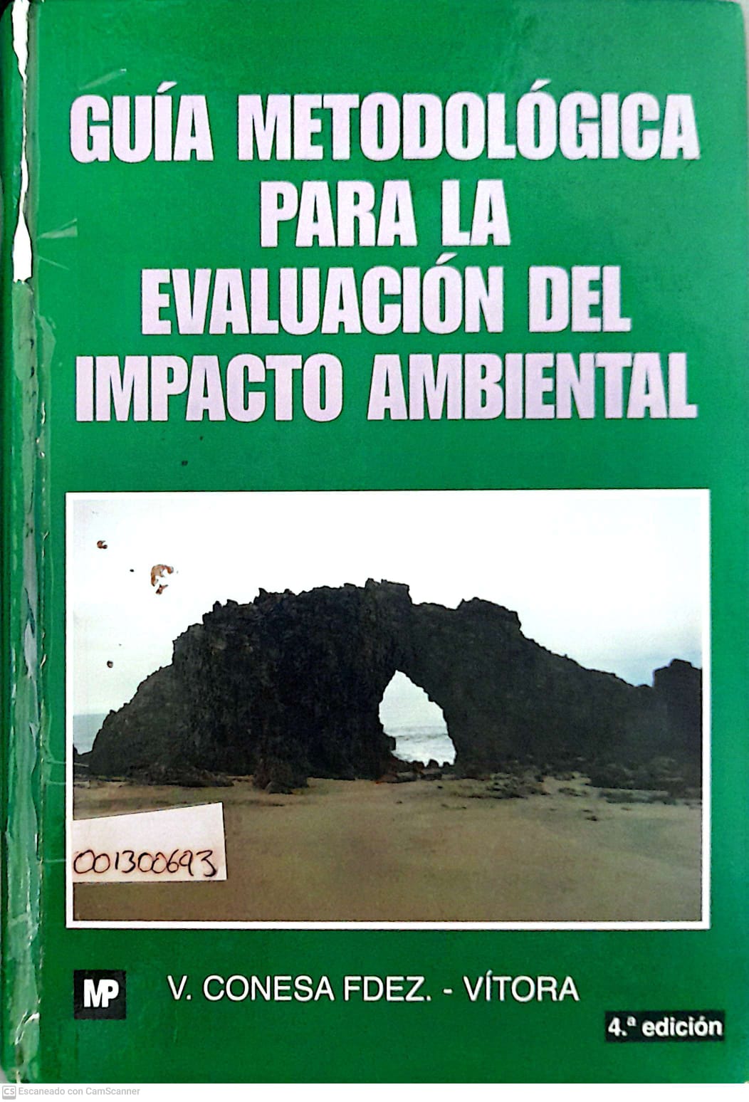 Portada del libro GUIA METODOLOGICA PARA LA EVALUACION DEL IMPACTO AMBIENTAL