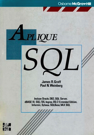 Portada del libro APLIQUE SQL: lenguaje programación