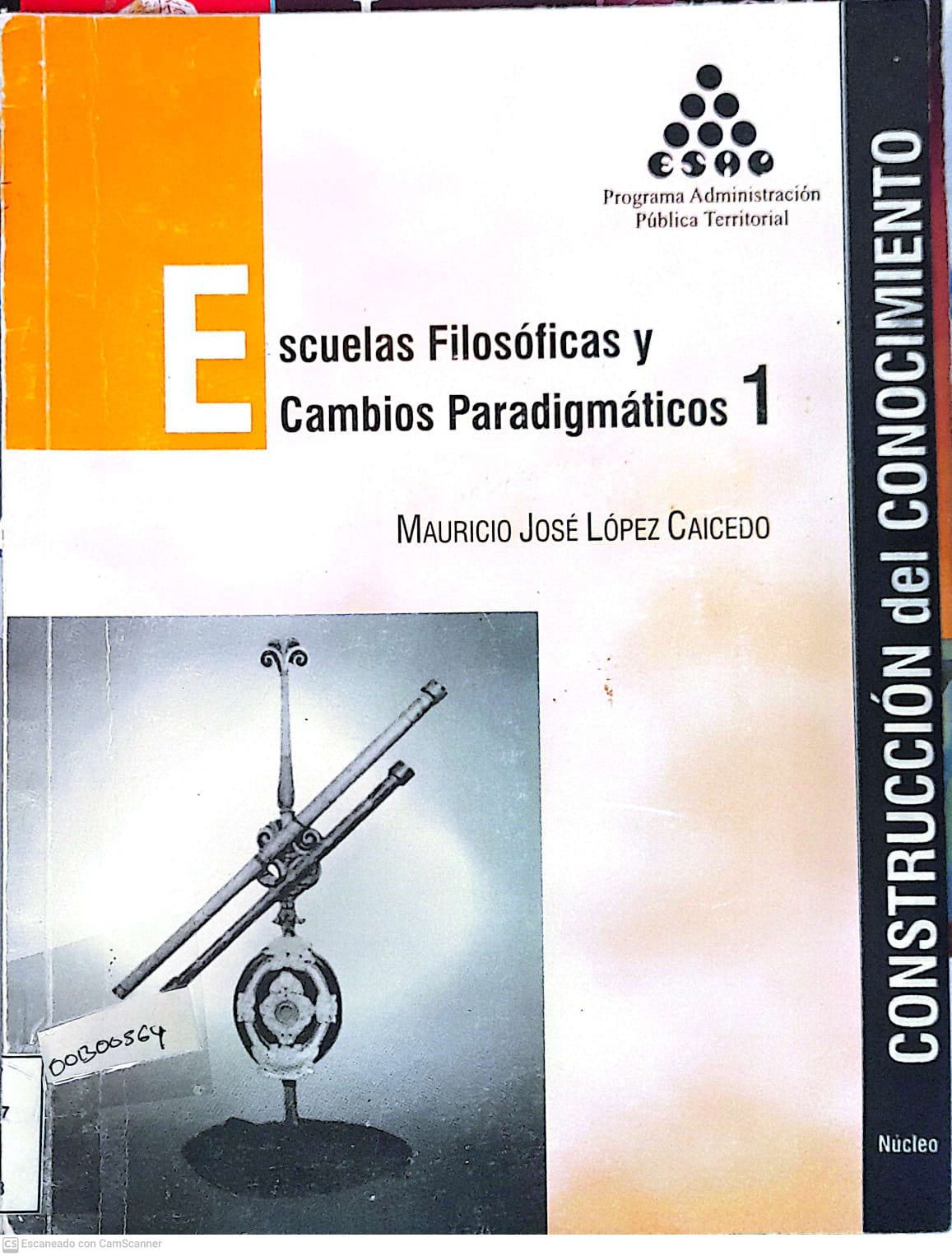 Portada del libro ESCUELA FILOSOFICA CAMBIOS PARADIGM. 1