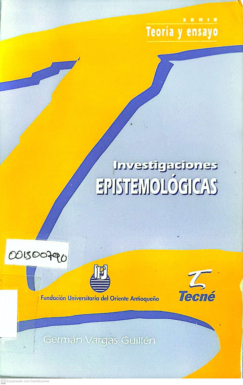 Portada del libro INVESTIGACIONES EPISTEMOLOGICAS