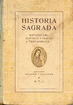 Portada del libro HISTORIA SAGRADA