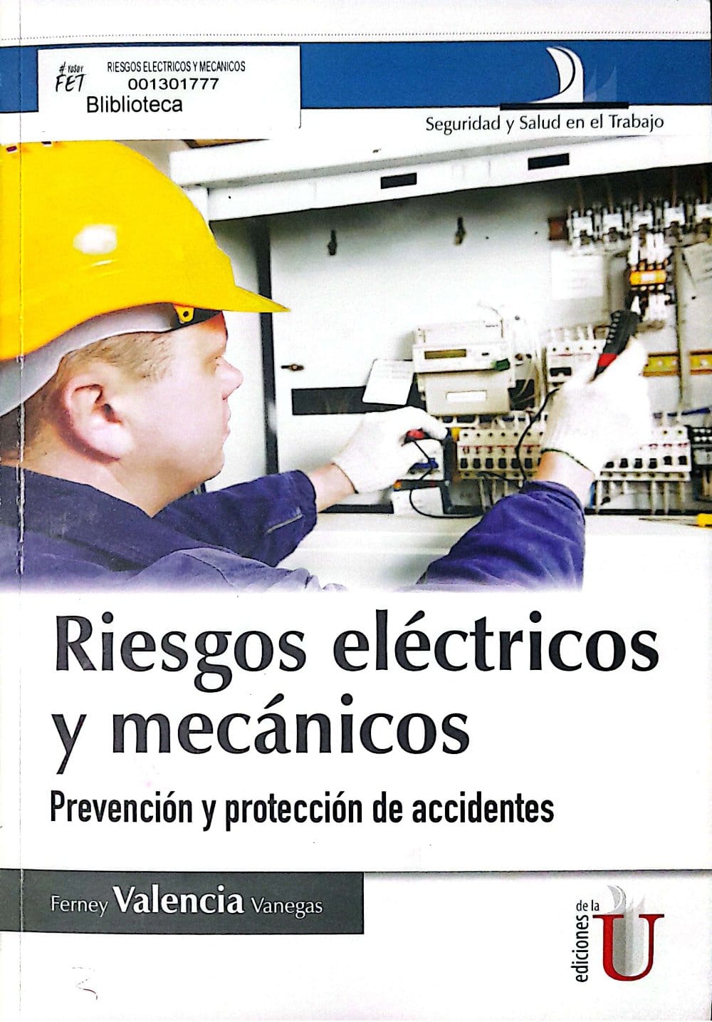 Portada del libro RIESGOS ELECTRICOS Y MECANICOS