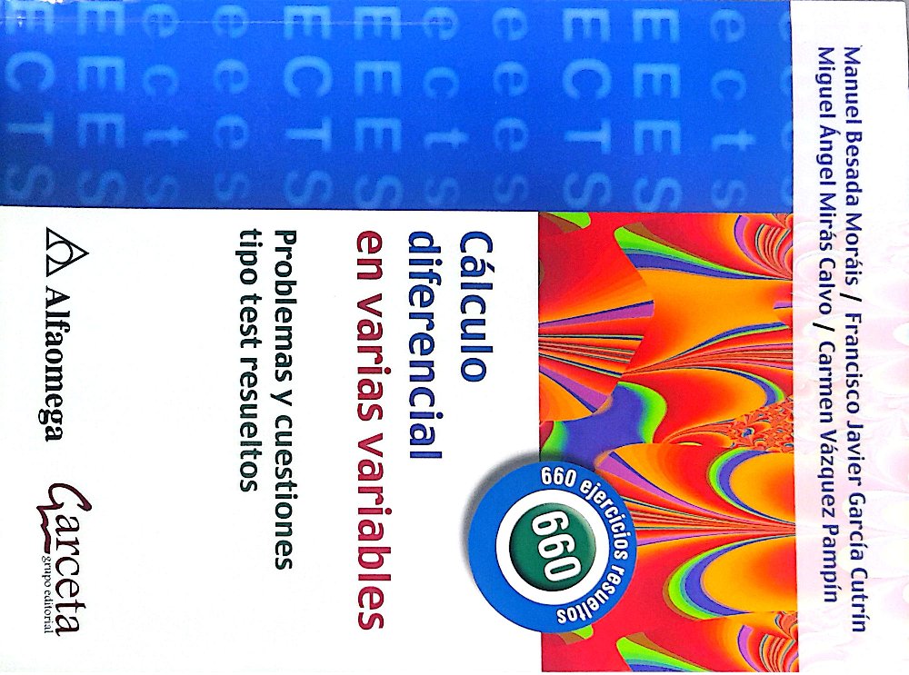 Portada del libro CALCULO DIFERENCIAL EN VARIAS VARIABLES