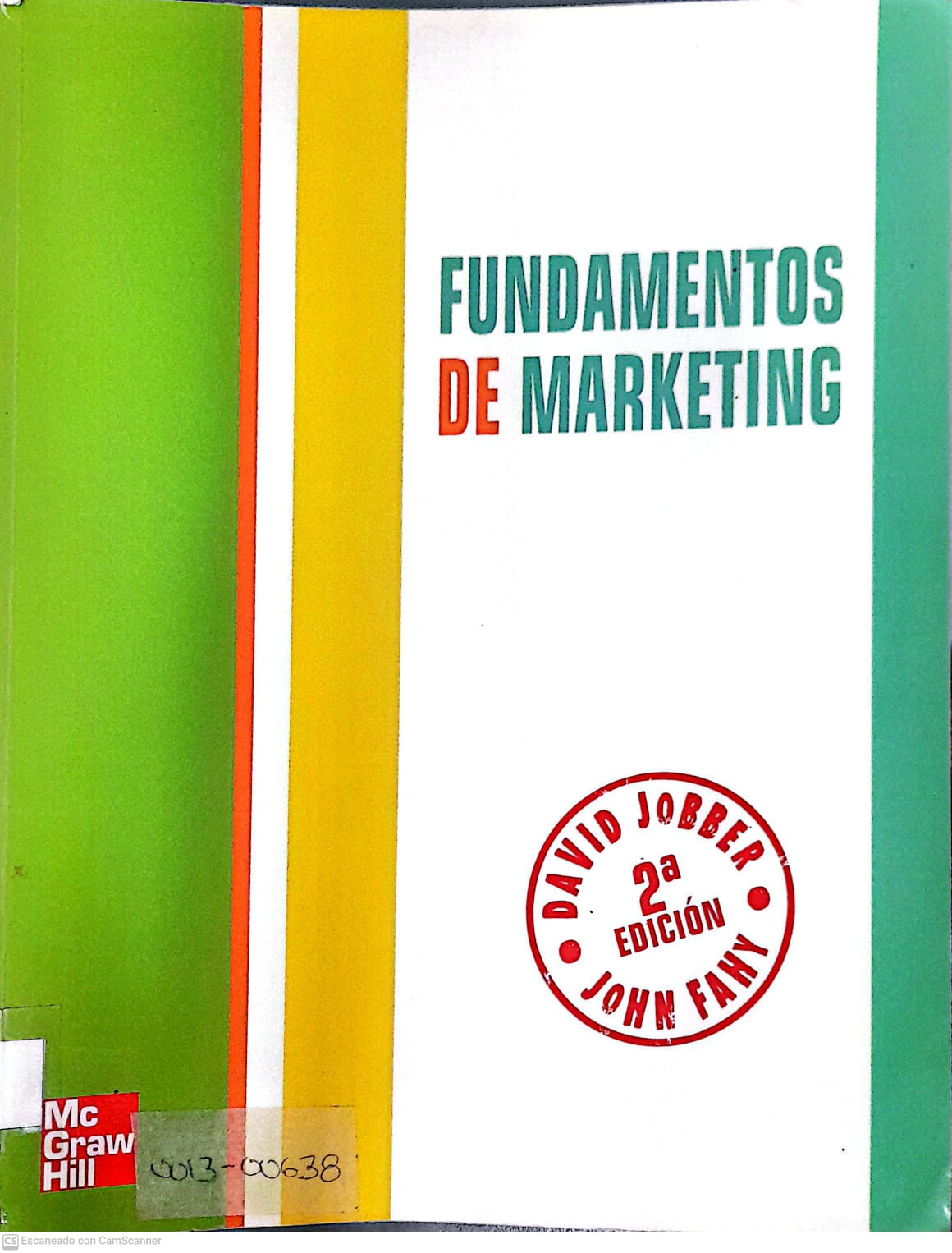 Portada del libro FUNDAMENTOS DE MARKETING