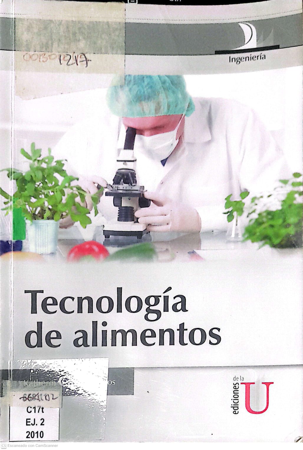 Portada del libro TECNOLOGIA DE ALIMENTOS