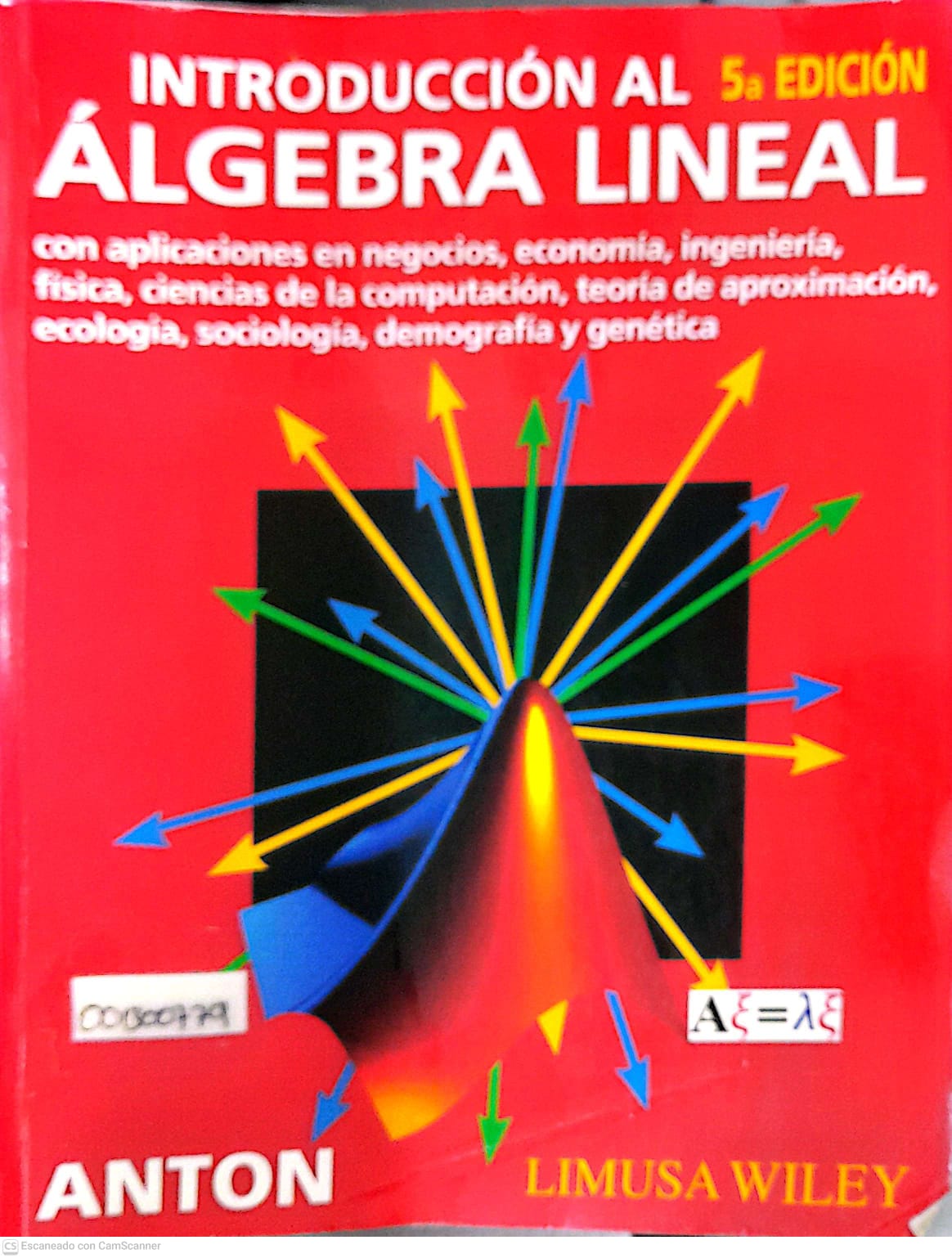 Portada del libro INTRODUCCION AL ALGEBRA LINEAL