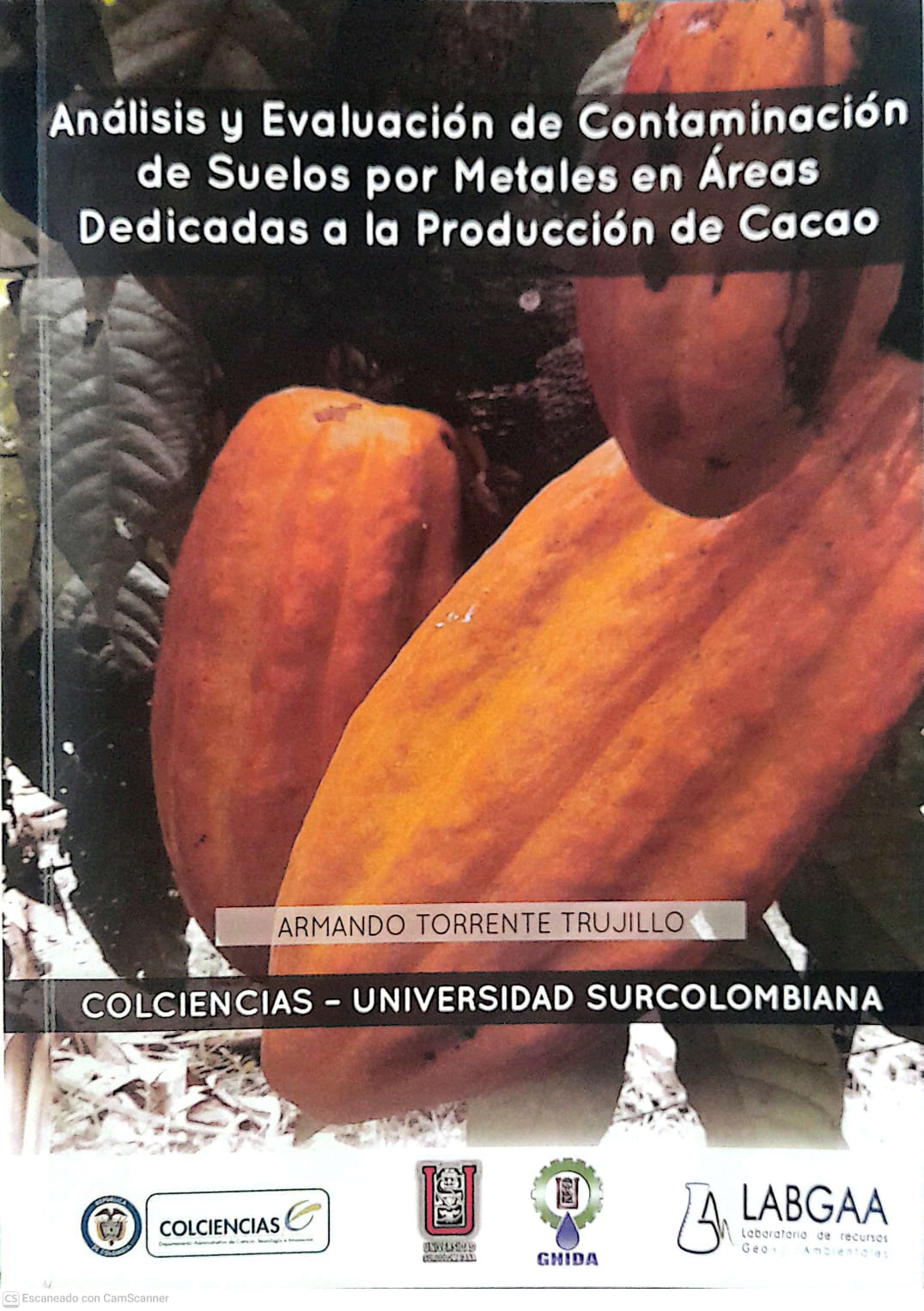 Portada del libro ANALISIS Y EVALUACION DE CONTAMINACION DE SUELOS POR METALES EN AREAS DEDICADAS 