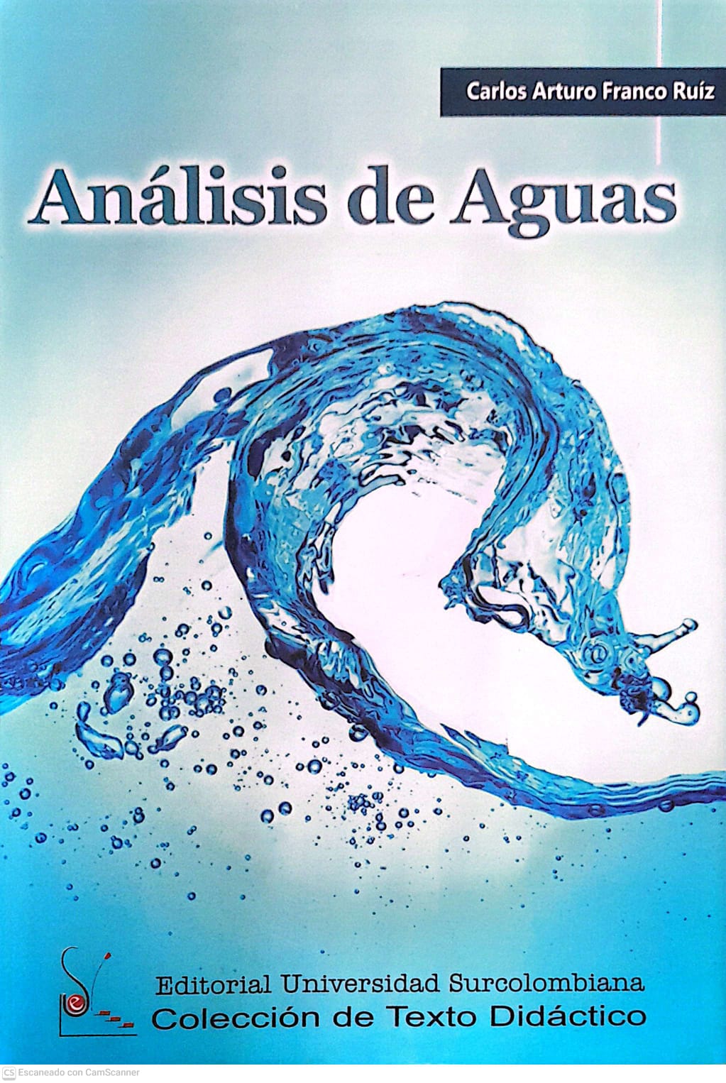 Portada del libro ANALISIS DE AGUAS