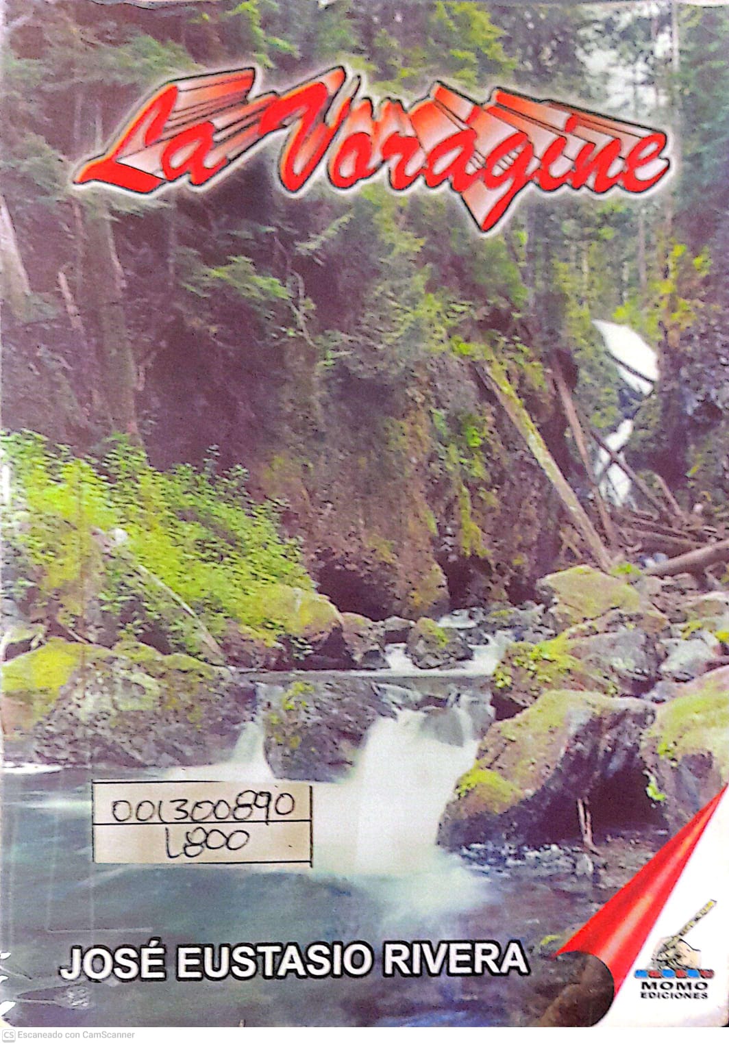 Portada del libro la voragine
