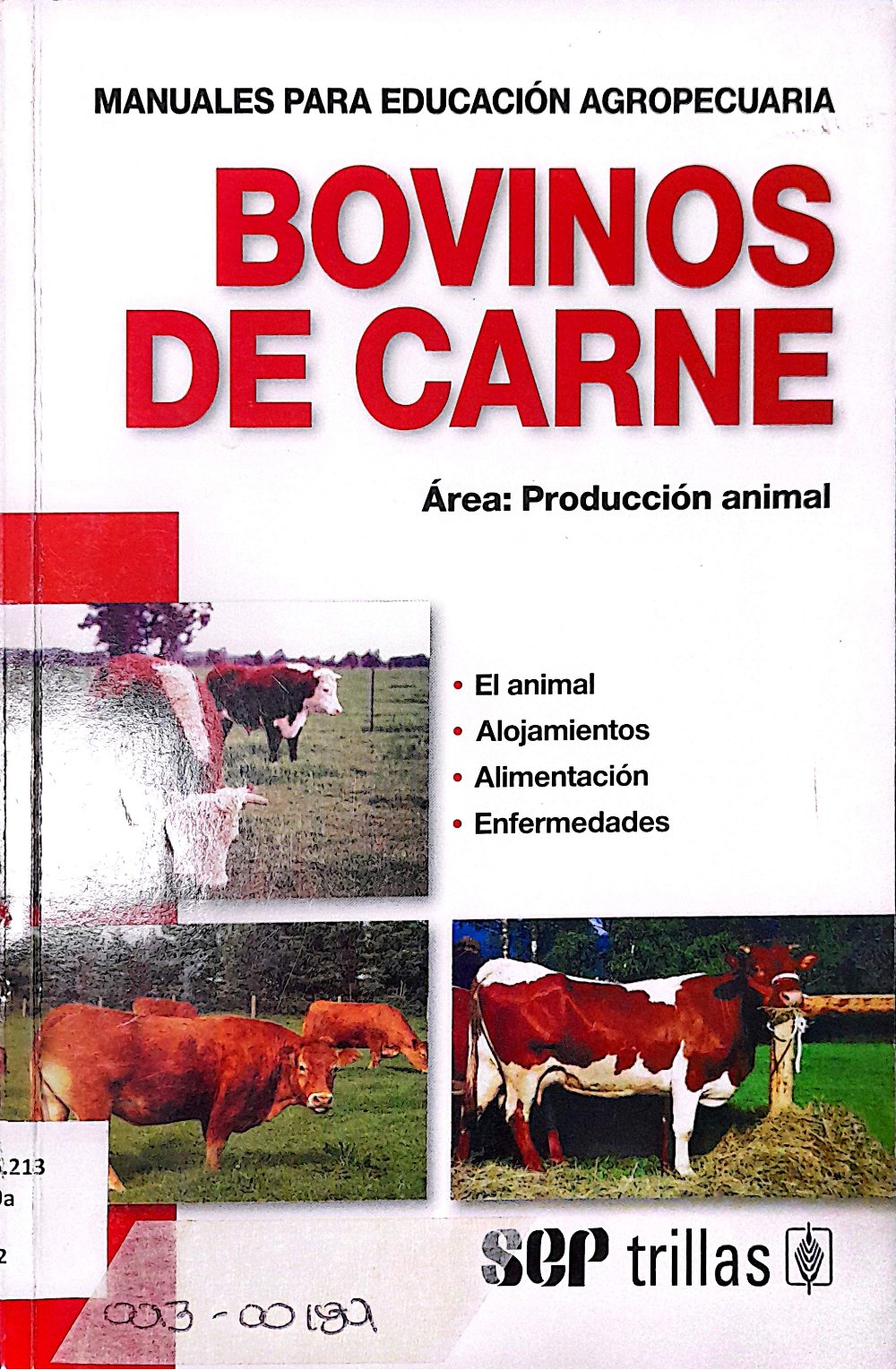 Portada del libro BOVINOS DE CARNE