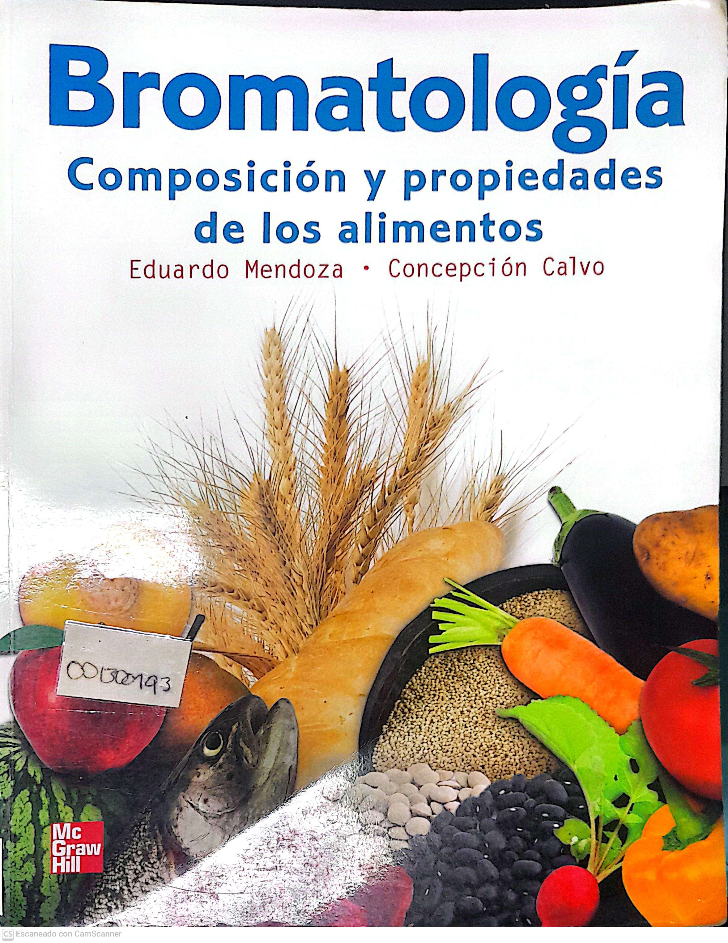 Portada del libro BROMATOLOGIA 