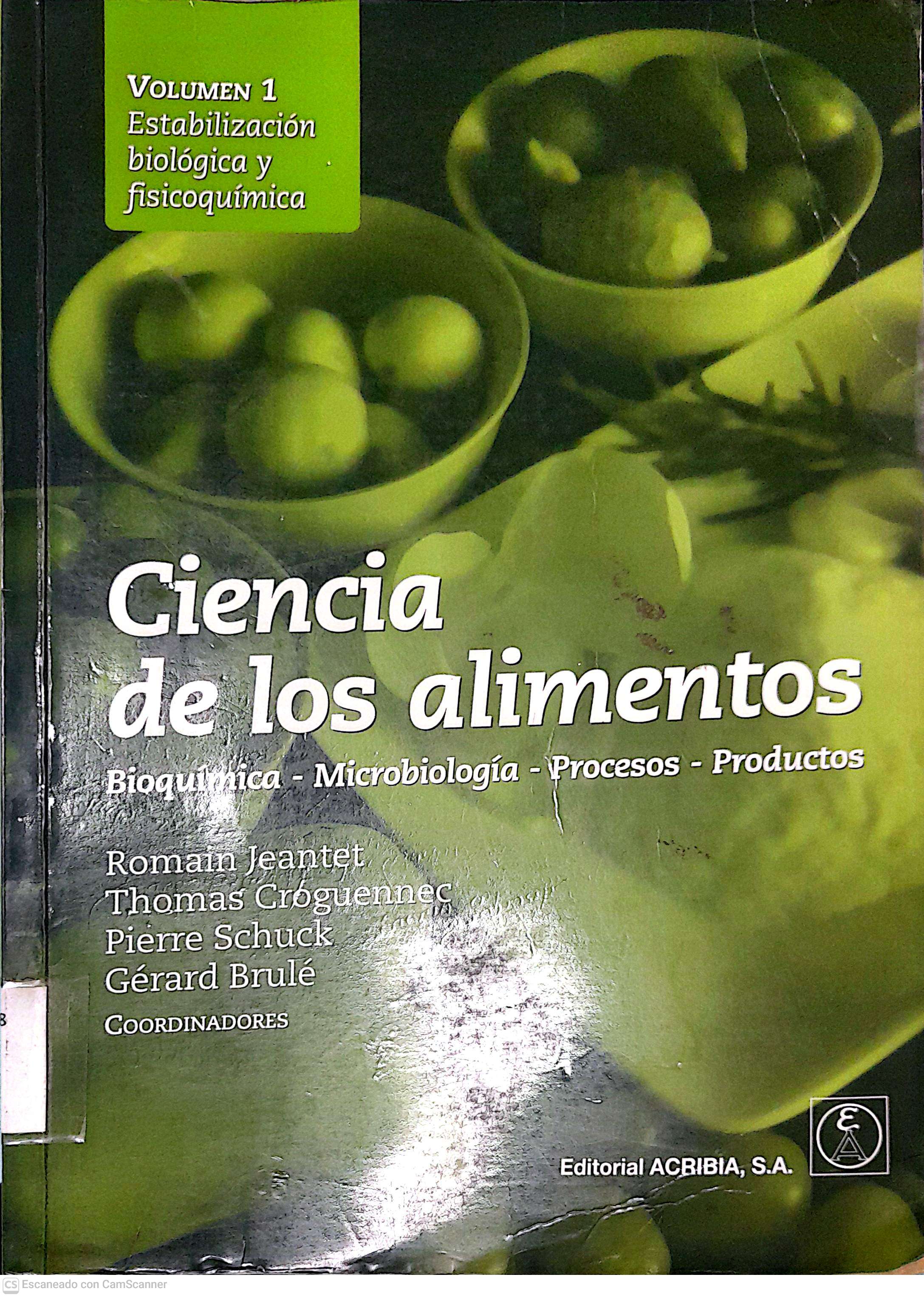 Portada del libro CIENCIA DE LOS ALIMENTOS 