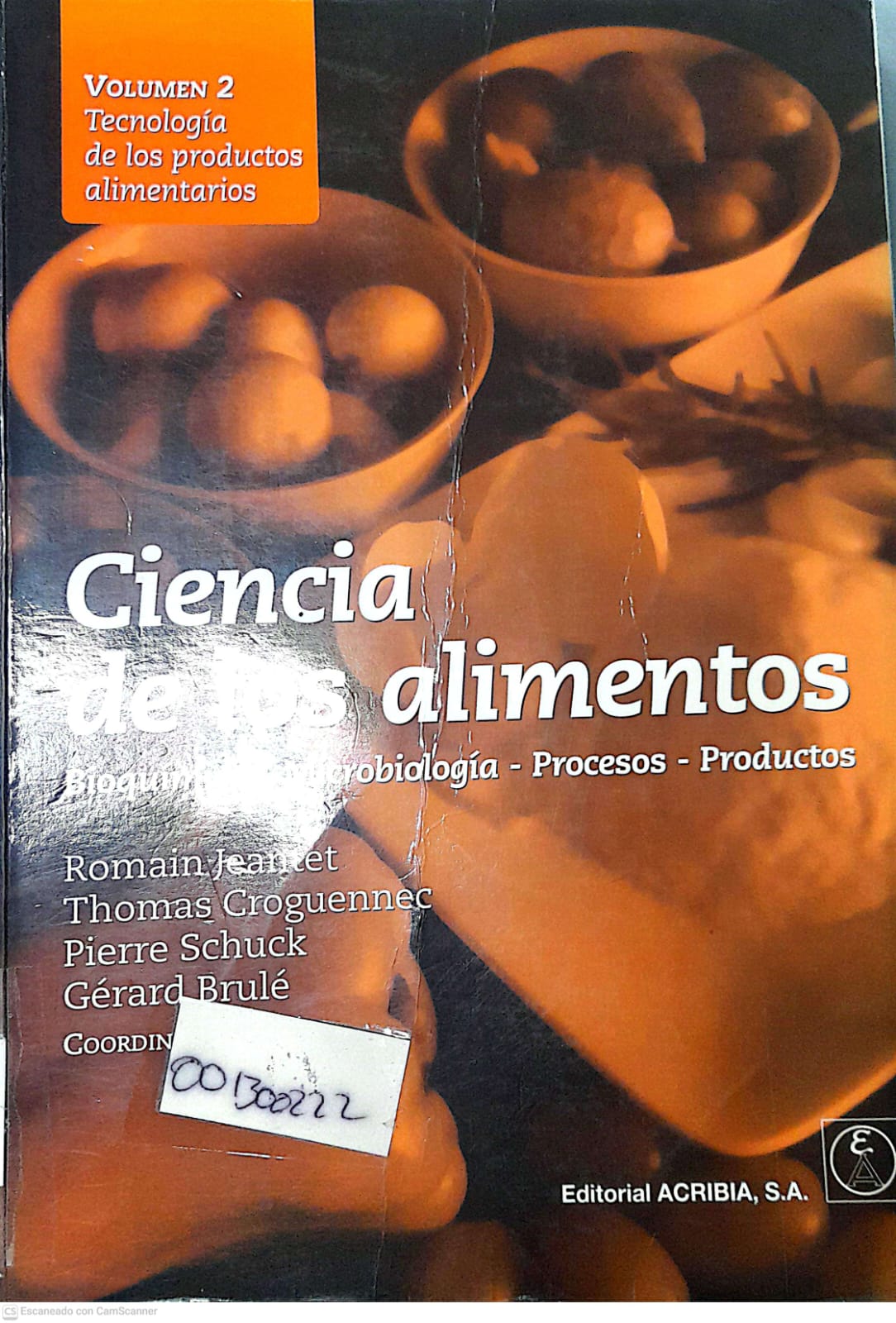 Portada del libro CIENCIA DE LOS ALIMENTOS 