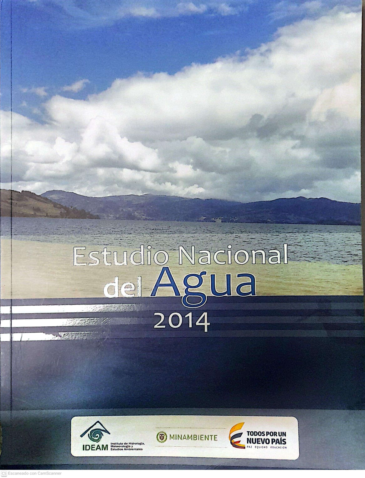 Portada del libro ESTUDIO NACIONAL DEL AGUA 2014