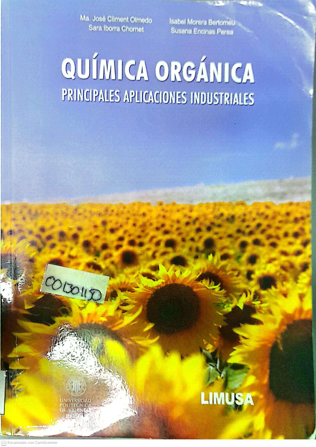 Portada del libro QUIMICA ORGANICA 