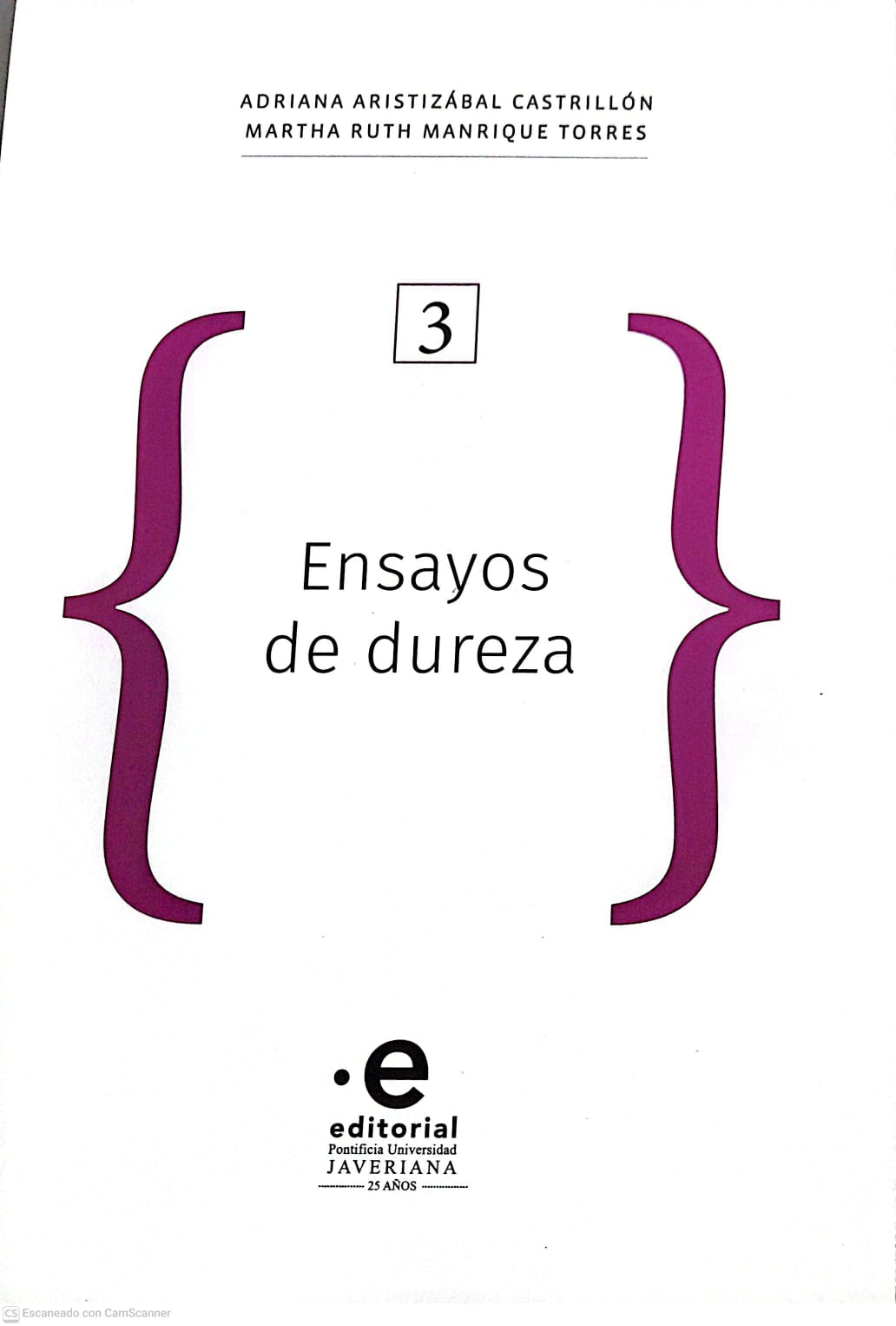 Portada del libro ENSAYOS DE DUREZA