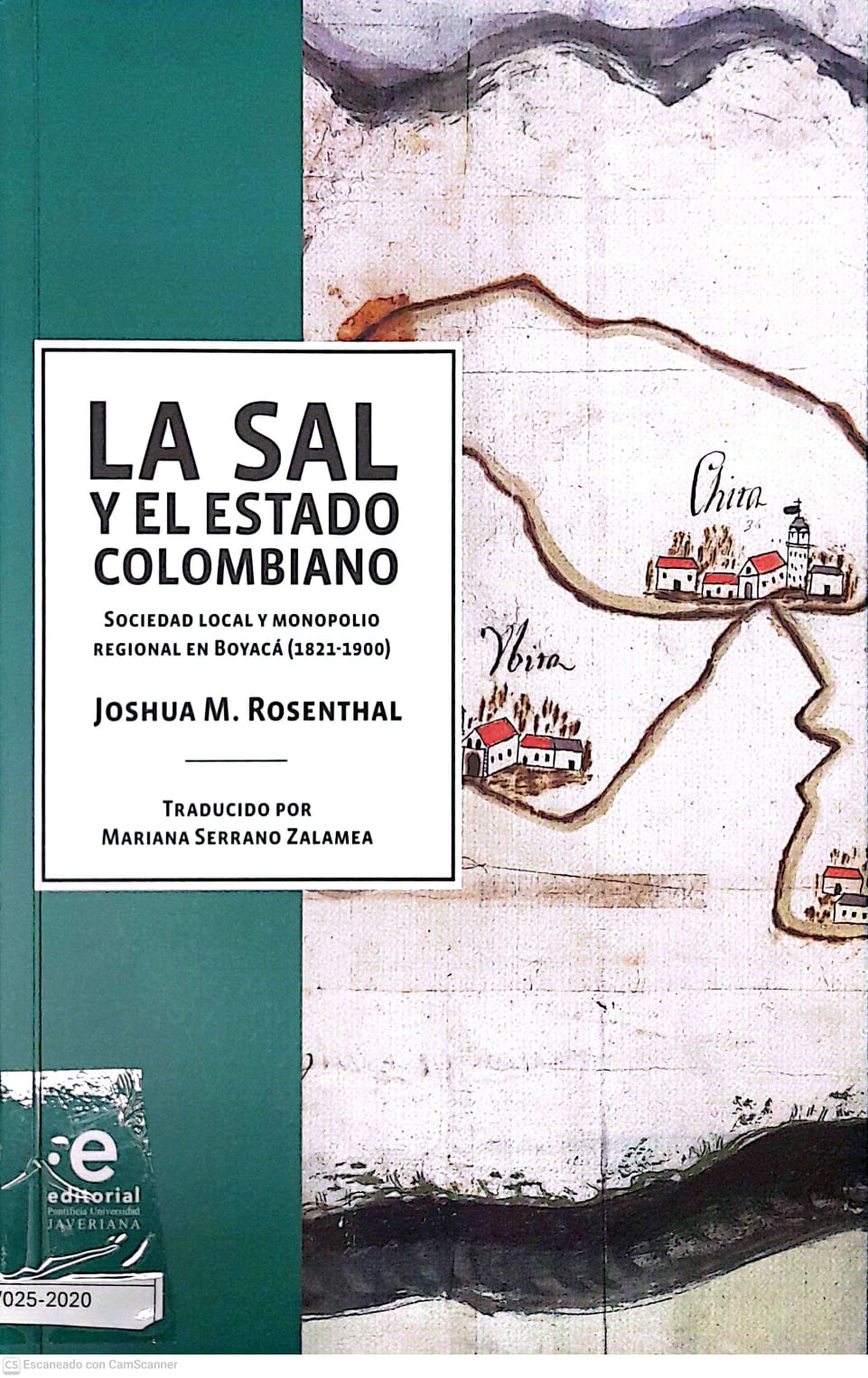Portada del libro LA SAL Y EL ESTADO COLOMBINO