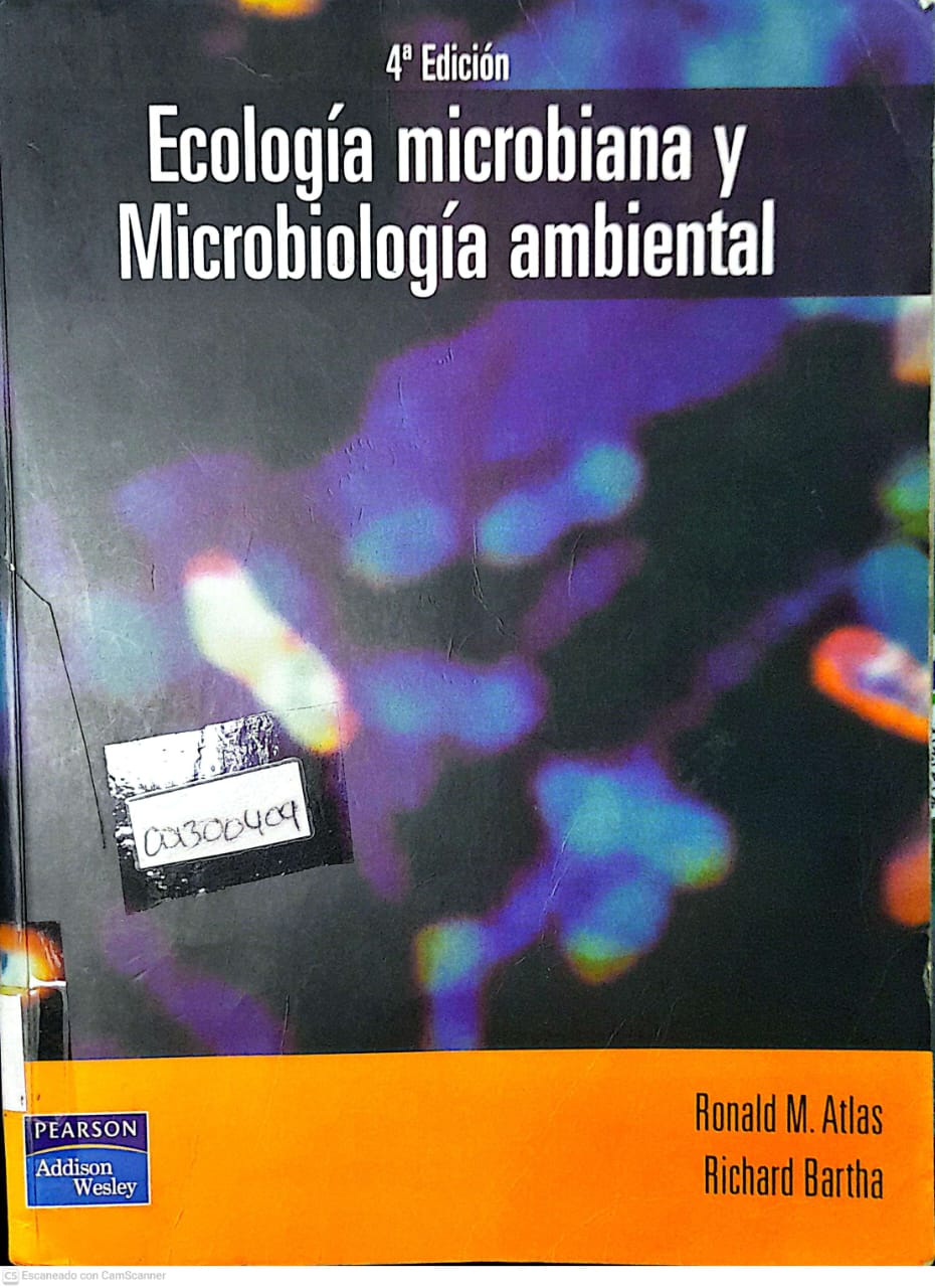Portada del libro ECOLOGIA MICROBIANA  Y MICROBIOLOGIA AMBIENTAL 