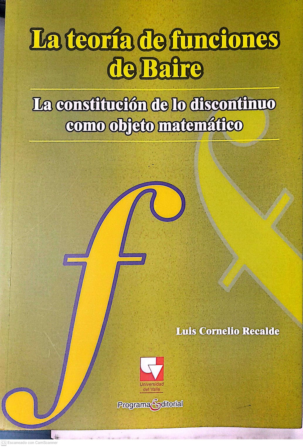 Portada del libro LA TEORIA DE FUNCIONES DE BAIRE