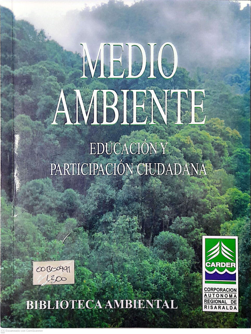 Portada del libro MEDIO AMBIENTE