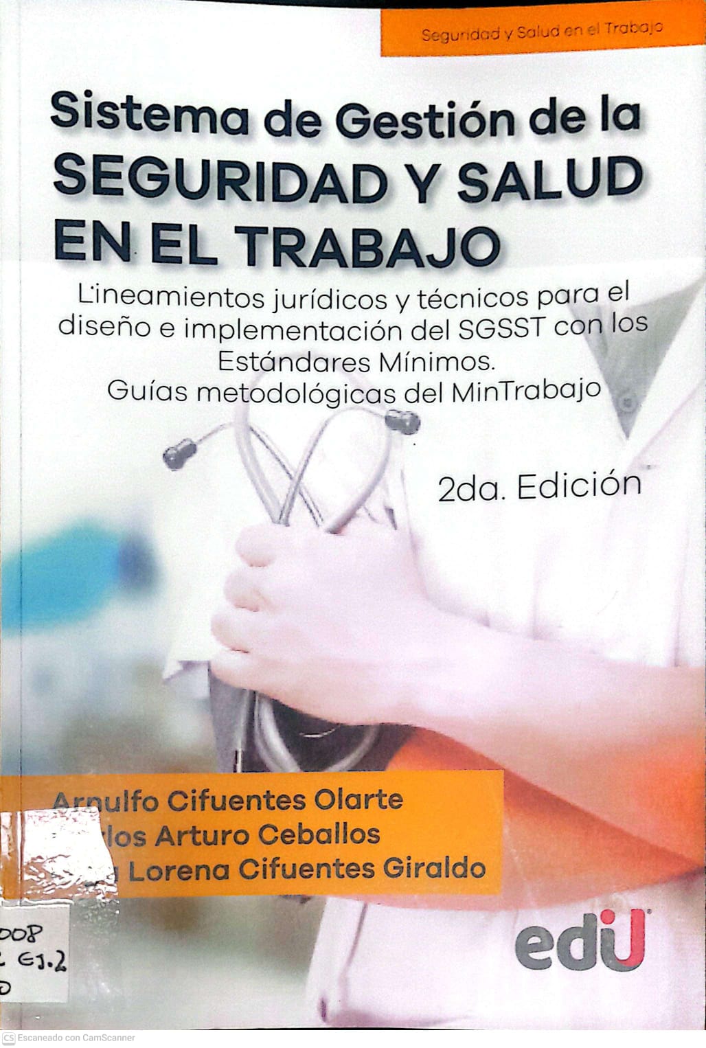 Portada del libro SISTEMA DE GESTION DE LA SEGURIDAD Y SALUD EN EL TRABAJO