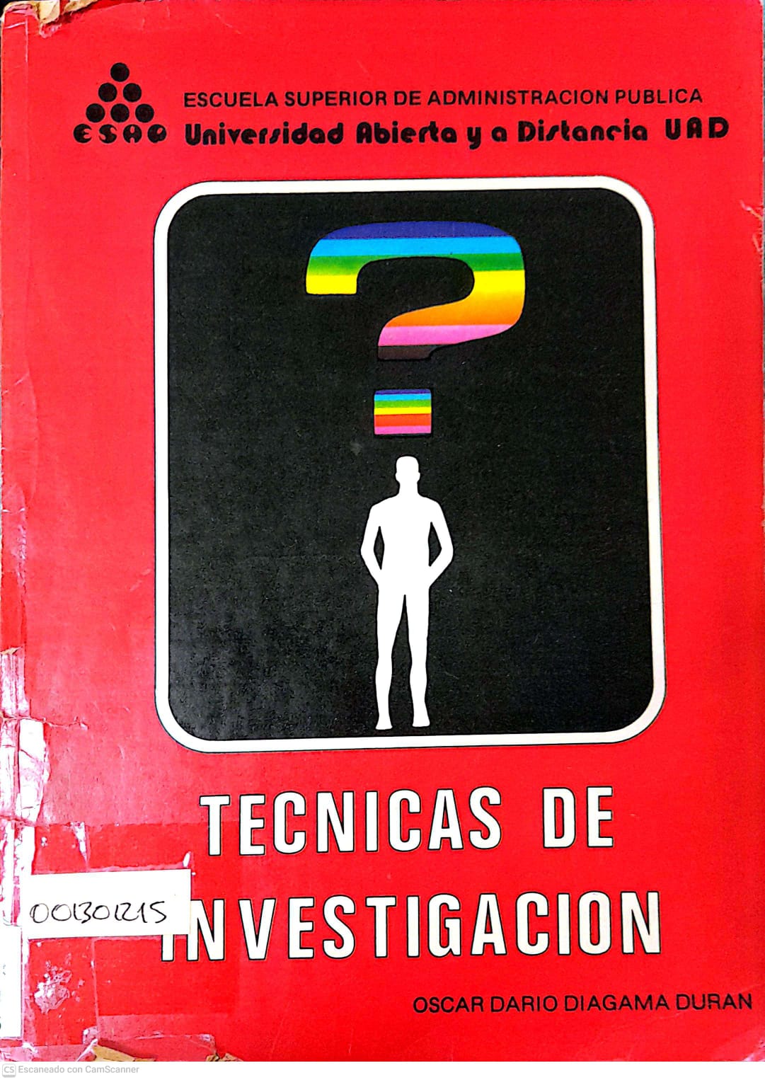 Portada del libro TECNICAS DE INVESTIGACION 