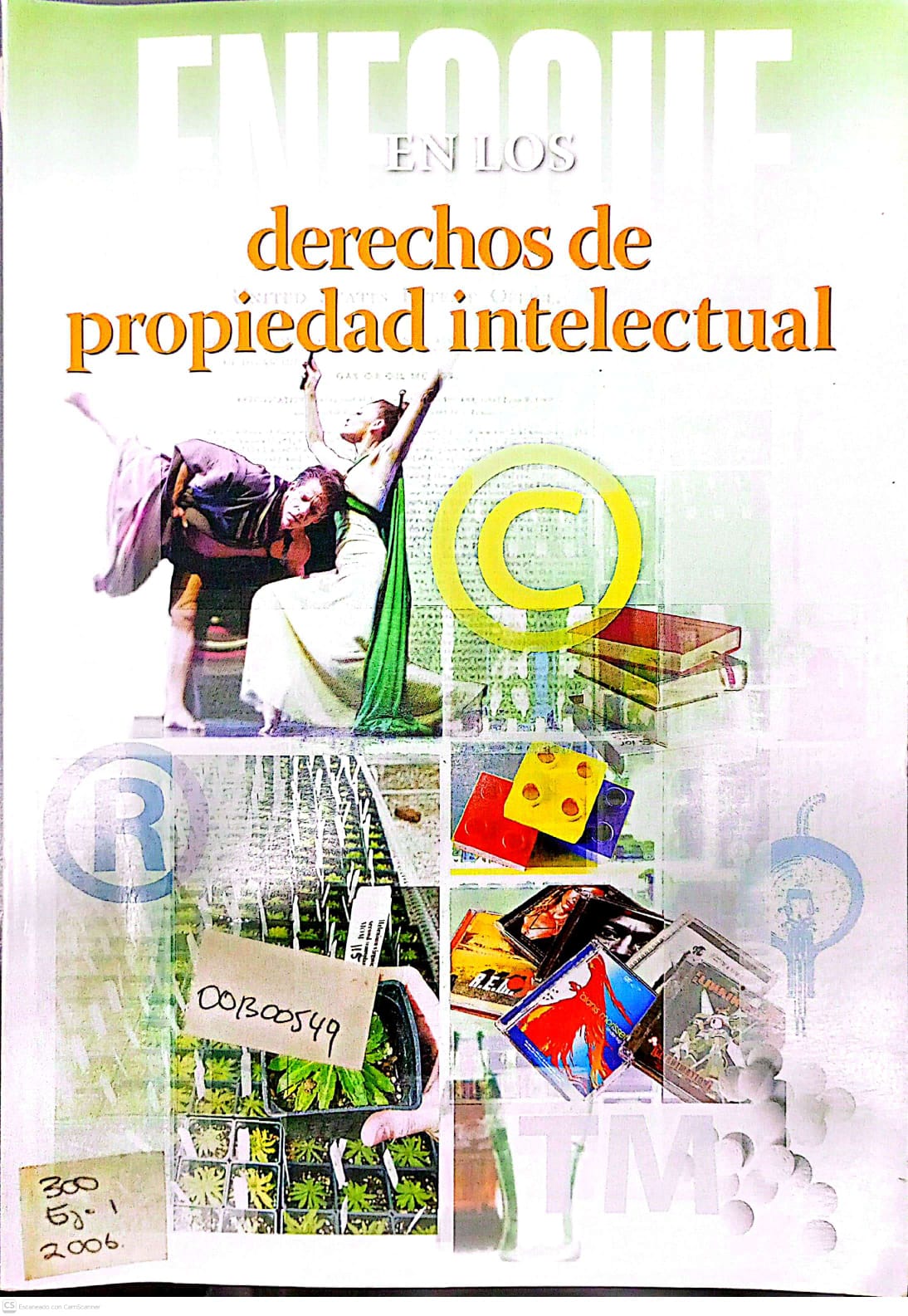 Portada del libro ENFOQUE EN LOS DERECHOS DE PROPIEDAD INTELECTUAL 