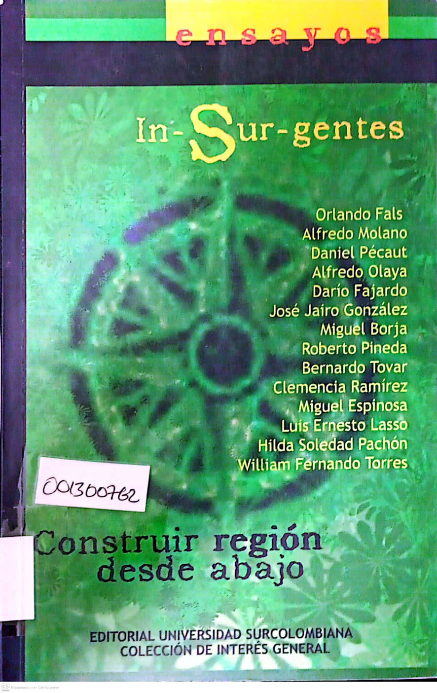 Portada del libro IN-SUR-GENTES: CONSTRUIR REGION DESDE ABAJO