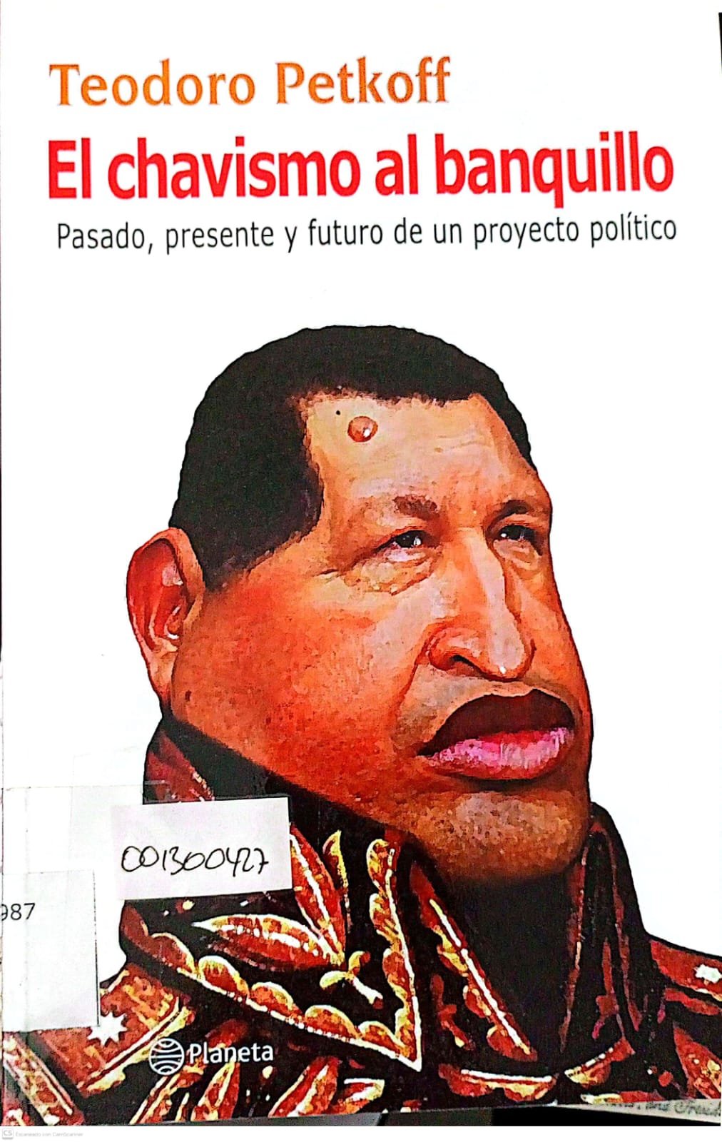 Portada del libro EL CHAVISMO AL BANQUILLO