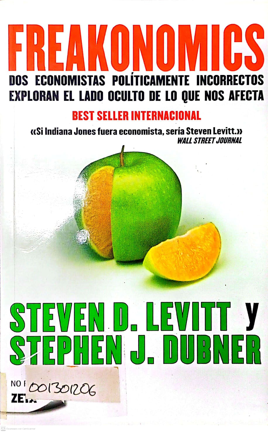 Portada del libro FREAKONOMICS