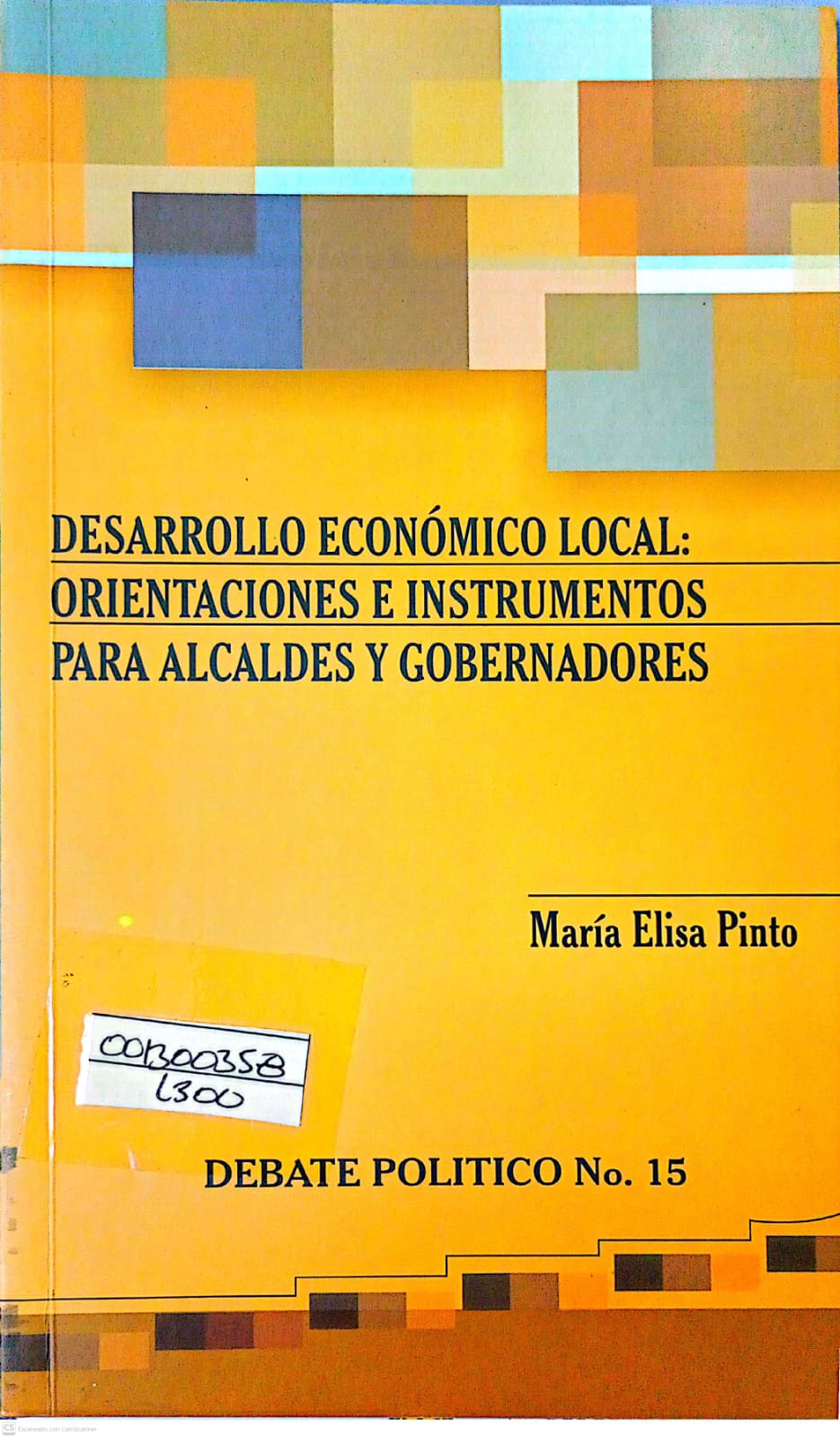 Portada del libro DESARROLLO ECONOMICO LOCAL: ORIENTACIONES E INSTRUMENTOS PARA ALCALDES Y GOBERNA