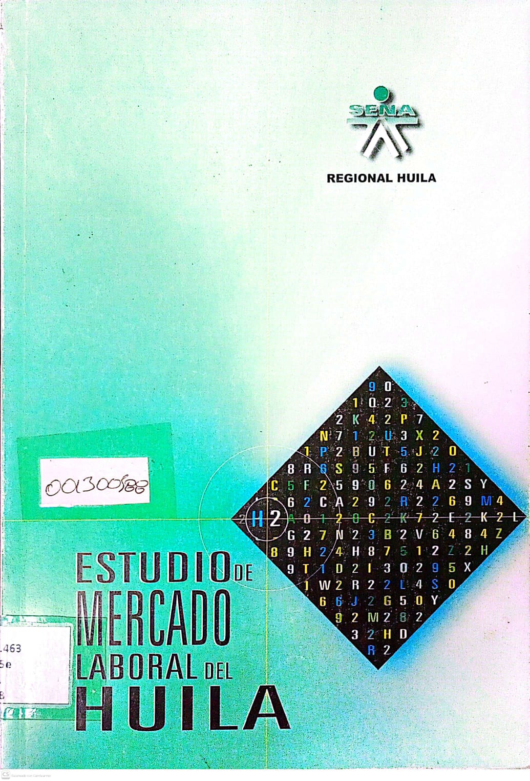 Portada del libro ESTUDIO DE MERCADO LABORAL DEL HUILA