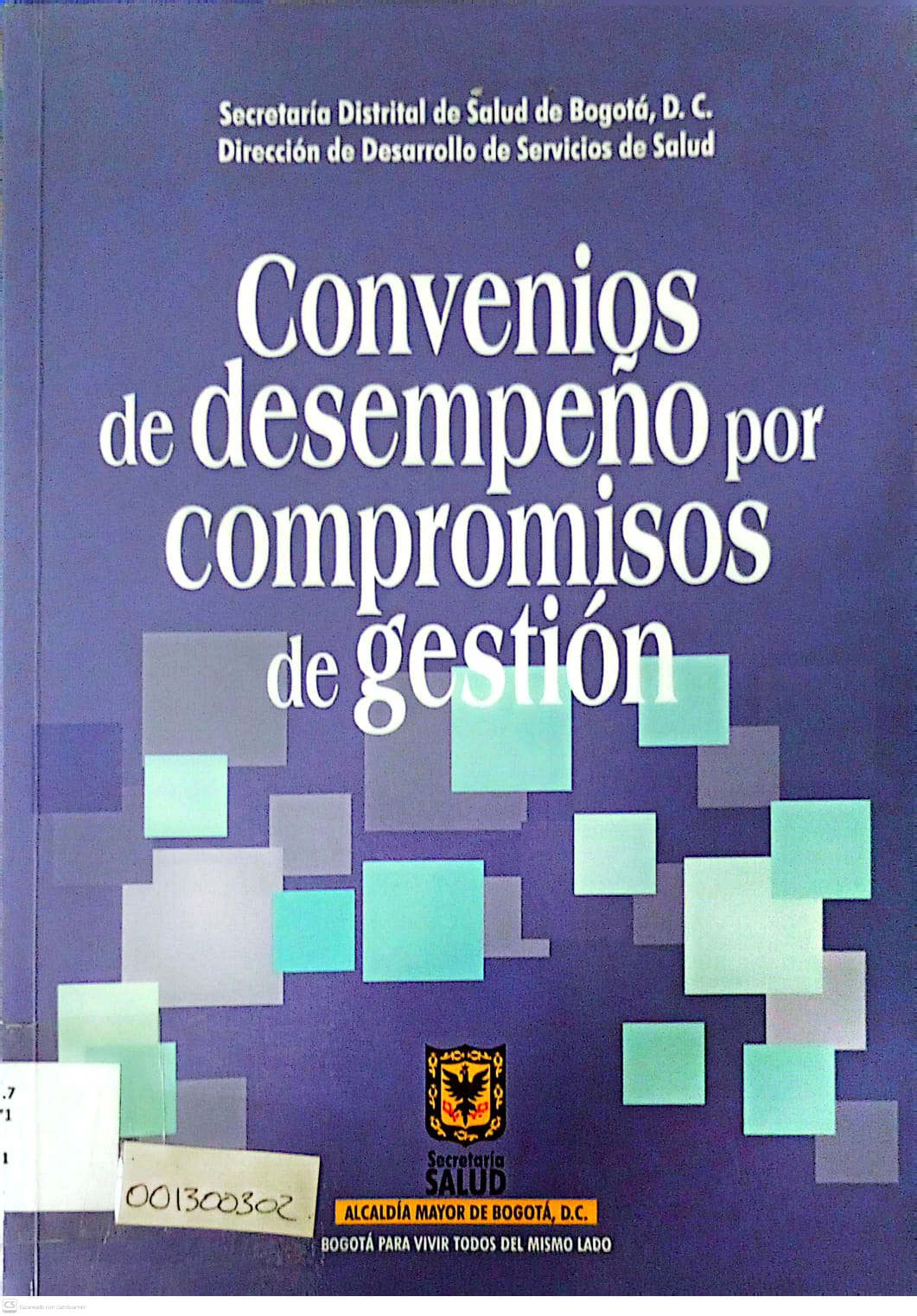Portada del libro CONVENIOS DE DESEMPEÑO POR COMPROMISOS DE GESTION