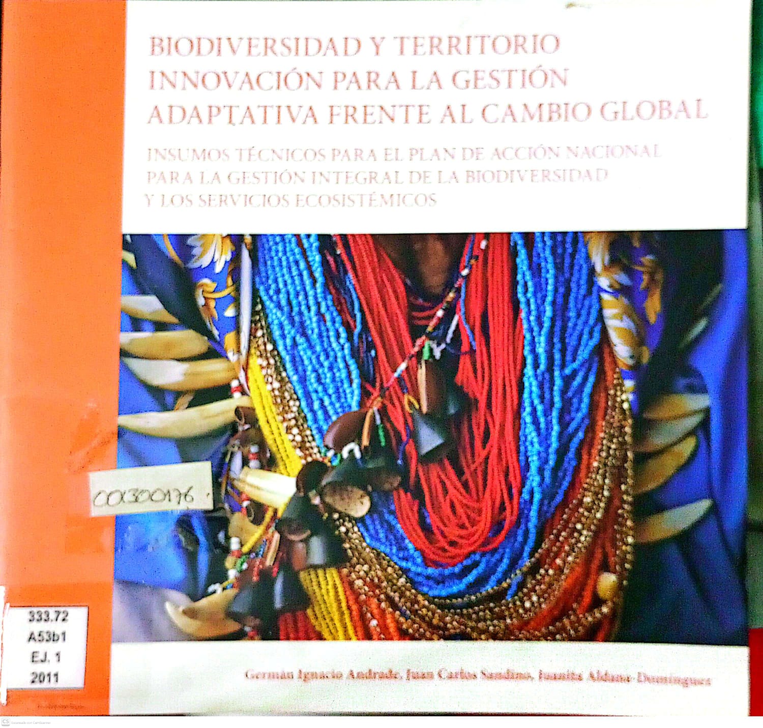 Portada del libro BIODIVERSIDAD Y TERRITORIO INNOVACION PARA LA GESTION ADAPTATIVA FRENTE AL CAMBI